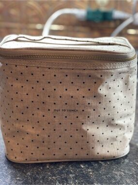 Kate Spade Polka Dot Lunch Bag - Beige